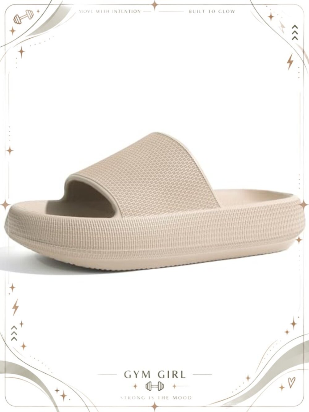 Women's Cloud Slides Pillow Slippers Thick Sole Shower Sandals Comfort